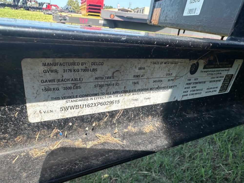 16'x7' Delco Utility Trailers - Utility Trailers - Buy Repo Trailers