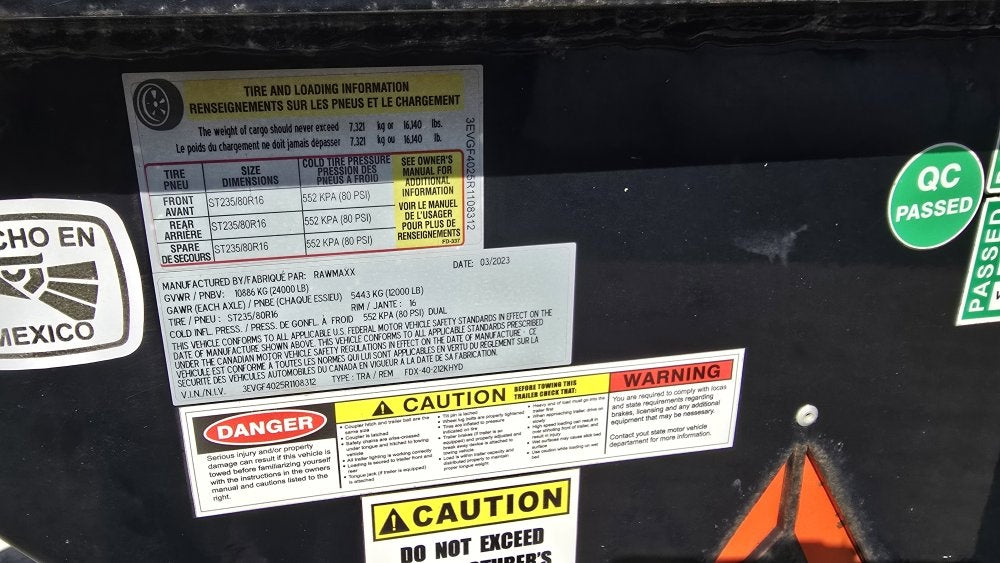 40' x 102" RawMaxx Deckover Trailers - Deckover Trailers - Buy Repo Trailers