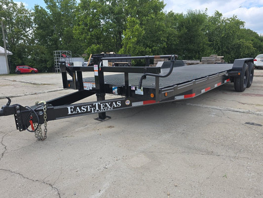 24'x7' East Texas Trailers Equipment Trailers