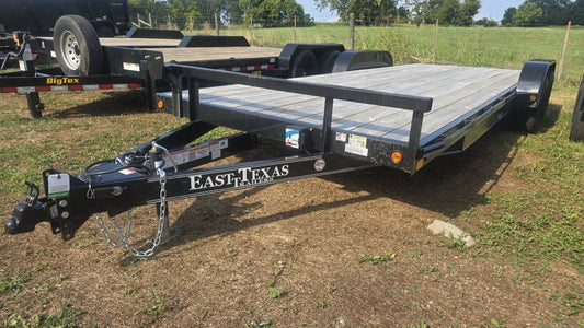 22'x7' East Texas Trailers Single Car
