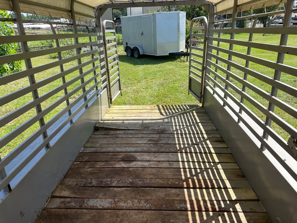 20'x7' East Texas Trailers Stock Trailers - 15,680 lbs
