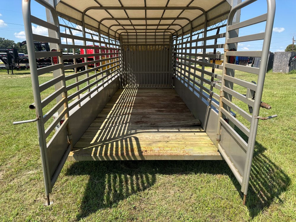 20'x7' East Texas Trailers Stock Trailers - 15,680 lbs