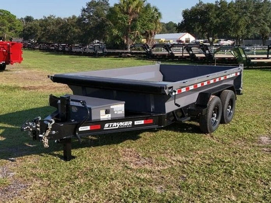 12' EDT Dump Trailer 20" Side Walls - Dump Trailers - Stryker Dealership Group