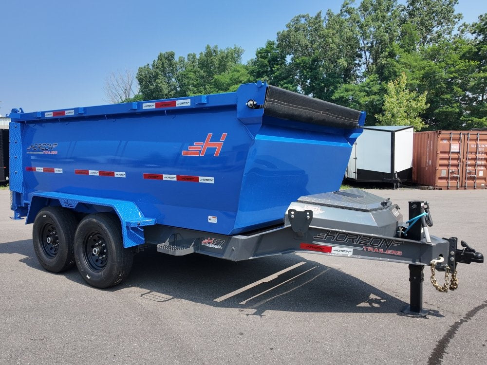 12' HZ7 Dump 48" Sides - 7K Axles - 620 Scissor - Dump Trailers/Dump Trailers - Stryker Dealership Group