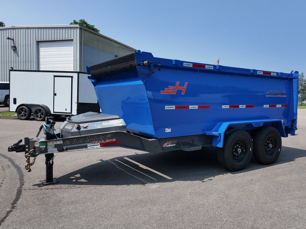 12' HZ7 Dump 48" Sides - 7K Axles - 620 Scissor - Dump Trailers/Dump Trailers - Stryker Dealership Group