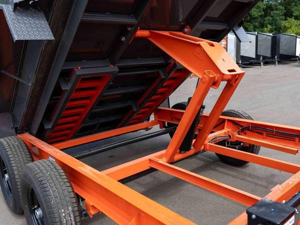 12' HZ7 GN Dump Trailer 2-7k Axles 4' Walls - Dump Trailers - Stryker Dealership Group