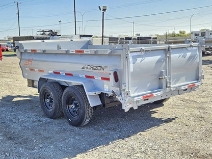 12' LZ7 Dump Trailer 30" Walls - 14k GVWR - Scissor Lift - 14ply Tires - 3 Way Door - Dump Trailers - Stryker Dealership Group