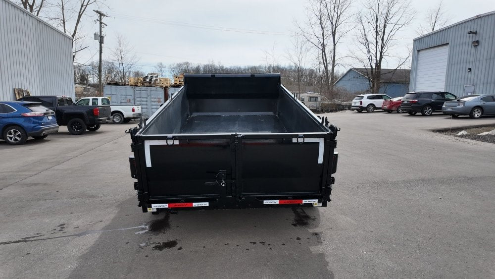 12' LZ7 Dump Trailer 30" Walls - 14k GVWR - Scissor Lift - 14ply Tires - 3 Way Door - Dump Trailers - Stryker Dealership Group