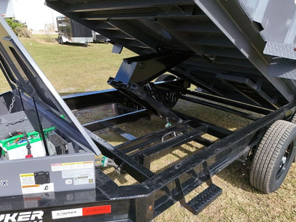 12' SDT Dump Trailer 36" Side Walls - 521 Scissor Lift - 3 Way Gate - Dump Trailers - Stryker Dealership Group