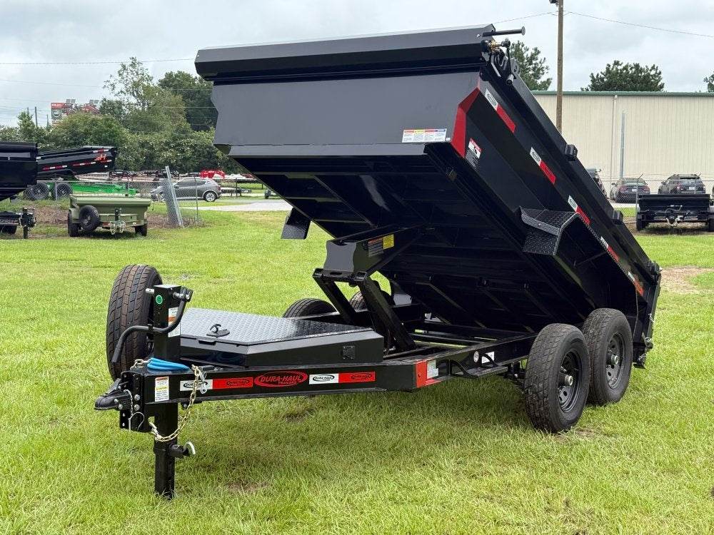 12' x 6' Dump Trailer DRM 24" Side Walls (2) 7K Axles Scissor Lift - Dump Trailers - Stryker Dealership Group