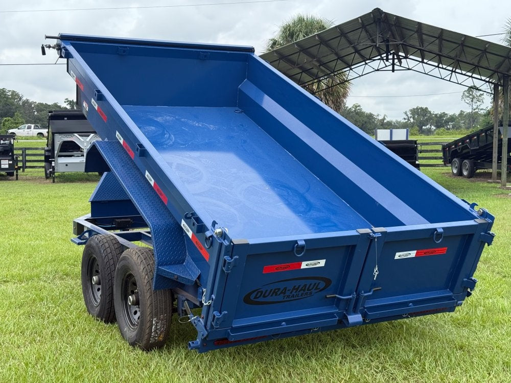 12' x 6' Dump Trailer DRM 24" Side Walls (2) 7K Axles Scissor Lift - Dump Trailers - Stryker Dealership Group