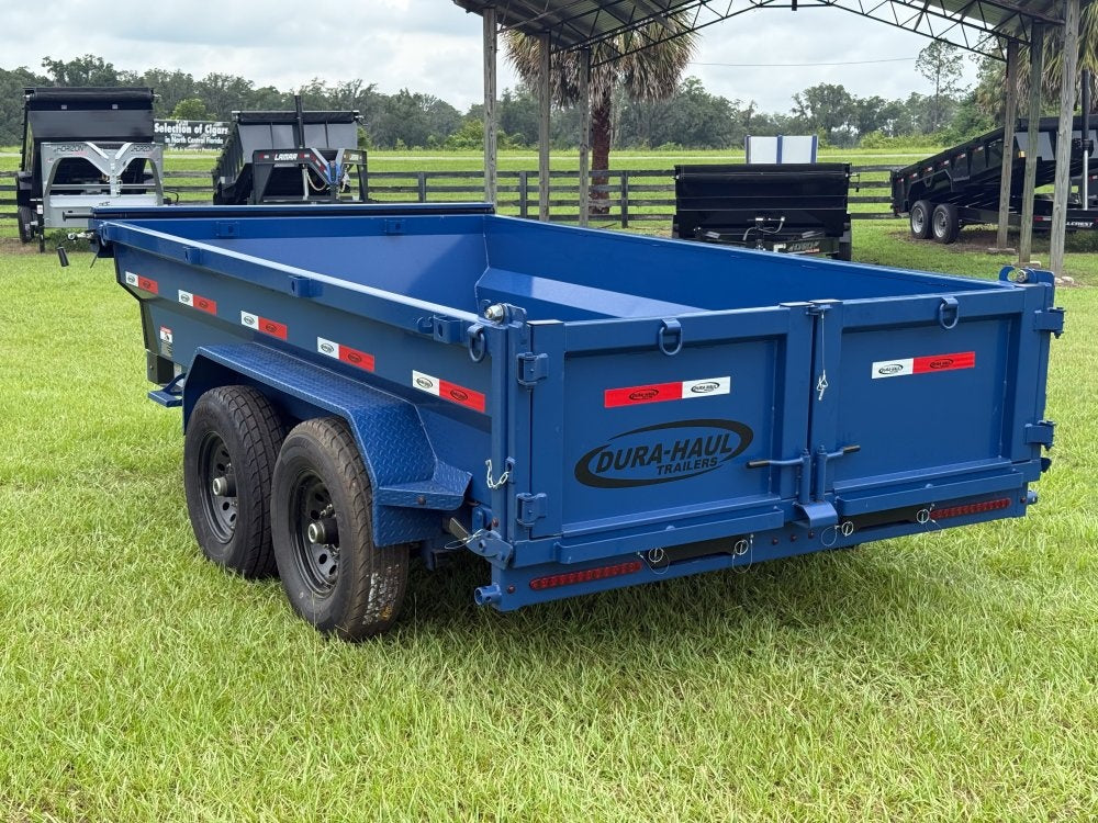 12' x 6' Dump Trailer DRM 24" Side Walls (2) 7K Axles Scissor Lift - Dump Trailers - Stryker Dealership Group