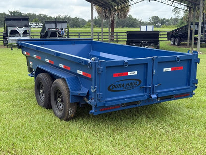 12' x 6' Dump Trailer DRM 24" Side Walls (2) 7K Axles Scissor Lift - Dump Trailers - Stryker Dealership Group