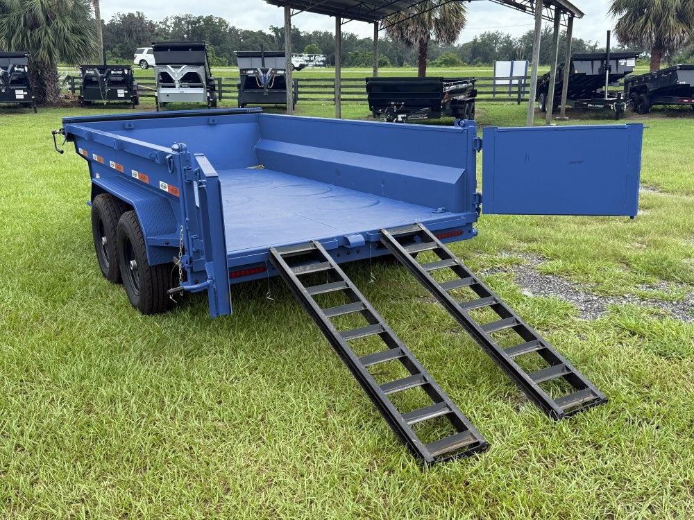 12' x 6' Dump Trailer DRM 24" Side Walls (2) 7K Axles Scissor Lift - Dump Trailers - Stryker Dealership Group