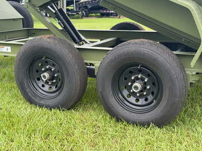 12' x 6' Dump Trailer DRM 24" Side Walls (2) 7K Axles Scissor Lift - Dump Trailers - Stryker Dealership Group