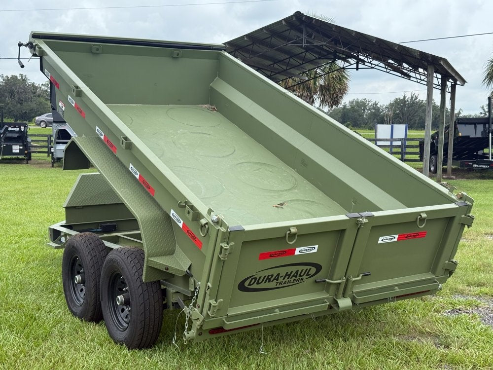 12' x 6' Dump Trailer DRM 24" Side Walls (2) 7K Axles Scissor Lift - Dump Trailers - Stryker Dealership Group