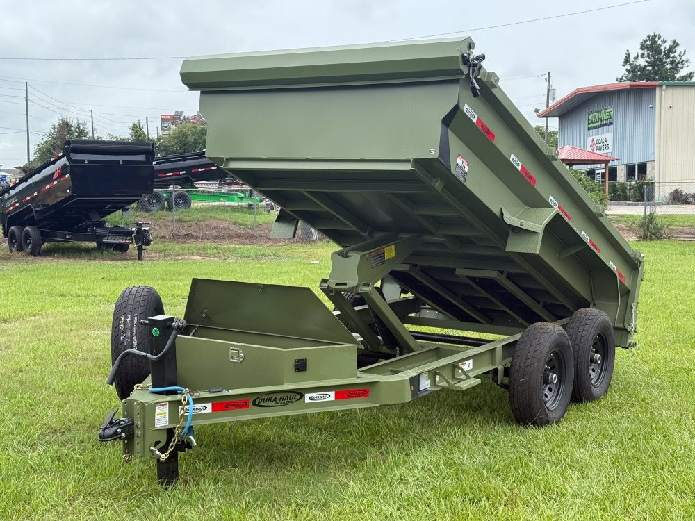 12' x 6' Dump Trailer DRM 24" Side Walls (2) 7K Axles Scissor Lift - Dump Trailers - Stryker Dealership Group