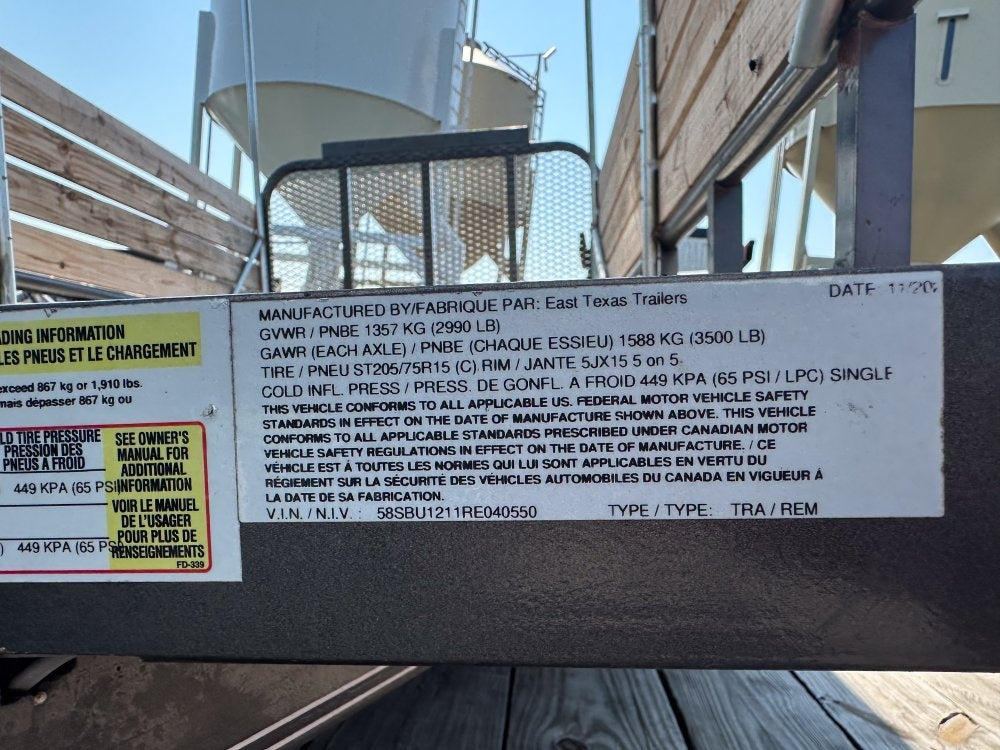 12'x6' East Texas Trailers  Utility Trailers - Utility Trailers - Buy Repo Trailers