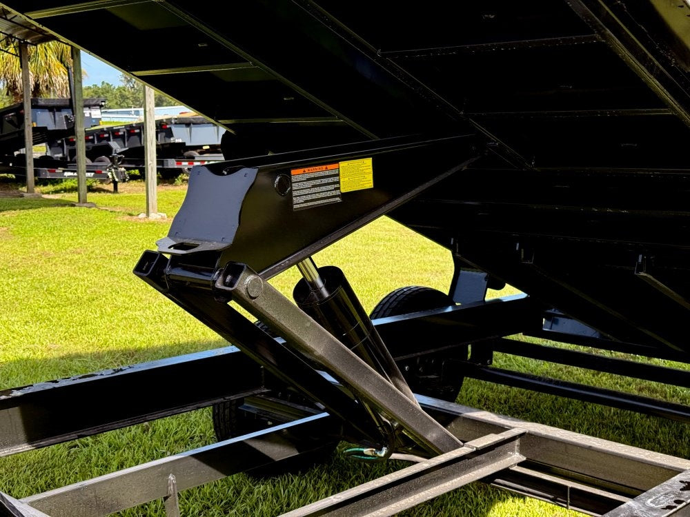 14' DRL Dump Trailer 48" Sides (2) 7K Axles Scissor Lift - Dump Trailers - Stryker Dealership Group