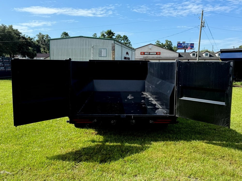14' DRL Dump Trailer 48" Sides (2) 7K Axles Scissor Lift - Dump Trailers - Stryker Dealership Group