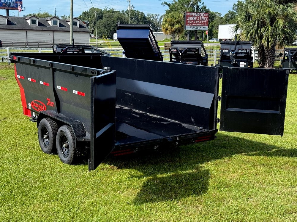 14' DRL Dump Trailer 48" Sides (2) 7K Axles Scissor Lift - Dump Trailers - Stryker Dealership Group