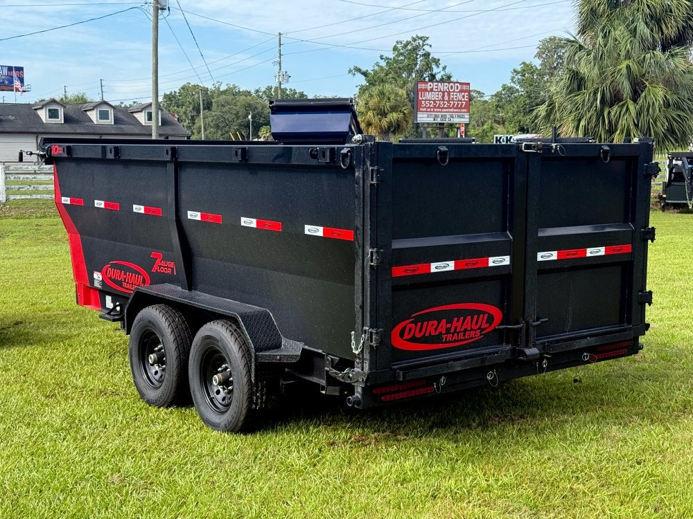 14' DRL Dump Trailer 48" Sides (2) 7K Axles Scissor Lift - Dump Trailers - Stryker Dealership Group
