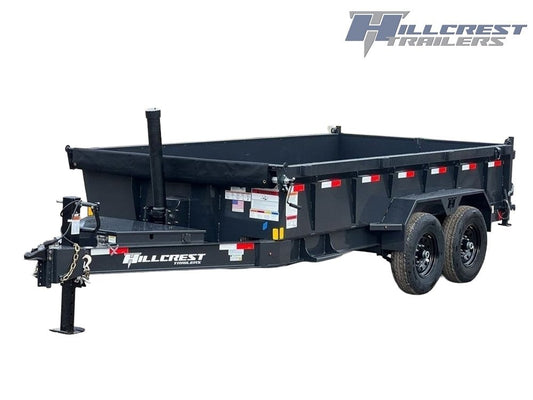 14' Dump Trailer 24" Side Walls - Telescopic Lift - Dump Trailers - Stryker Dealership Group