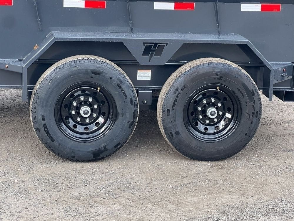 14' Dump Trailer 24" Side Walls - Telescopic Lift - Hydraulic Jack - Dump Trailers - Stryker Dealership Group