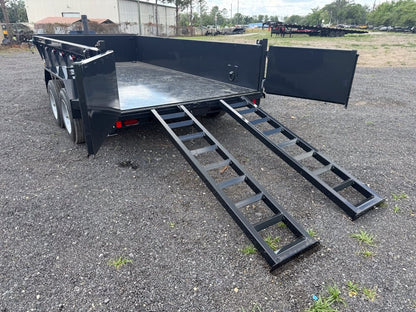 14' Dump Trailer BP 24" Side Walls - Telescopic lift - 8k Axles - Dump Trailers - Stryker Dealership Group