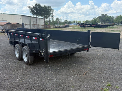 14' Dump Trailer BP 24" Side Walls - Telescopic lift - 8k Axles - Dump Trailers - Stryker Dealership Group