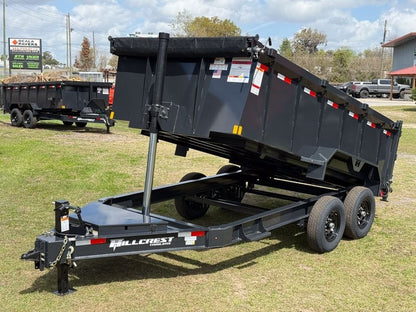 14' Dump Trailer BP 40" Side Walls - Telescopic lift - 7k Axles - Dump Trailers - Stryker Dealership Group