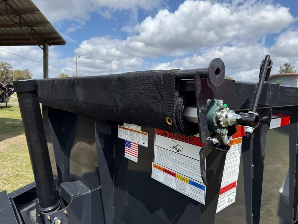 14' Dump Trailer BP 40" Side Walls - Telescopic lift - 8k Axles - Hydraulic Jack - Dump Trailers - Stryker Dealership Group