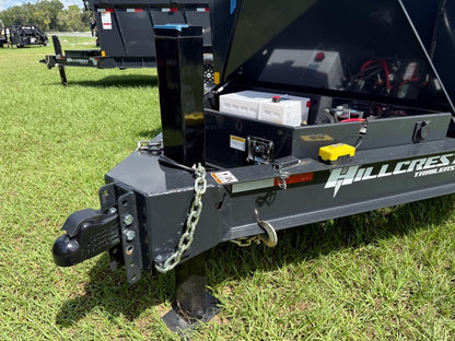 14' Dump Trailer BP 40" Side Walls - Telescopic lift - 8k Axles - Hydraulic Jack - Dump Trailers - Stryker Dealership Group
