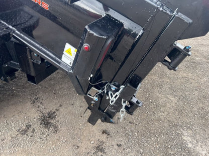 14' EZ7 Dump Trailer 19" Sides 7K Axles 14K GVWR 3-way Door Slide In Ramps - Dump Trailers - Stryker Dealership Group