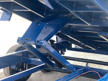 14' EZ7 Dump Trailer 19" Sides 7K Axles 14K GVWR 3-way Door Slide In Ramps - Dump Trailers - Stryker Dealership Group