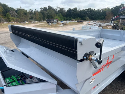 14' EZ7 Dump Trailer 19" Sides 7K Axles 14K GVWR 3-way Door Slide In Ramps - Dump Trailers - Stryker Dealership Group