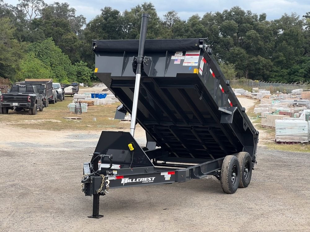 14' Hillcrest Dump Trailer 24" Side Walls - Telescopic Lift - Dump Trailers - Stryker Dealership Group