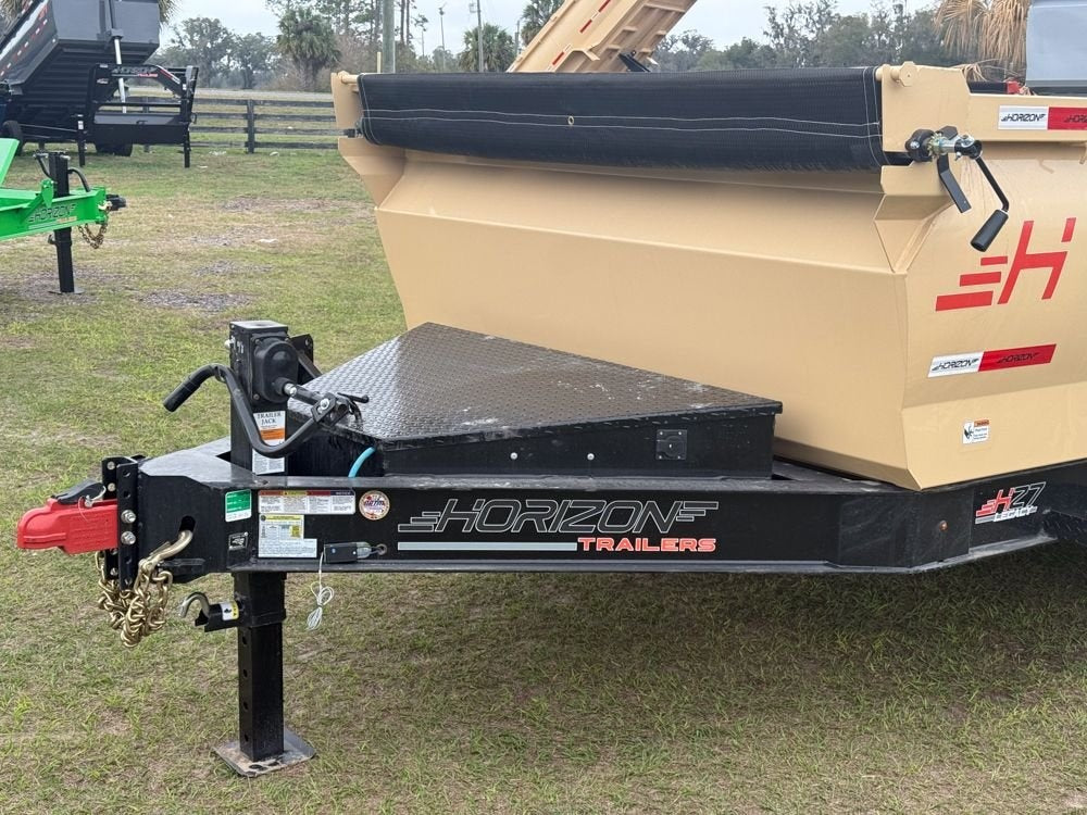 14' HZ7 BP Dump 36" Sides - 8K Axles - 620 Scissor - 14 ply Tires - 2 Speed Jack - Dump Trailers - Stryker Dealership Group