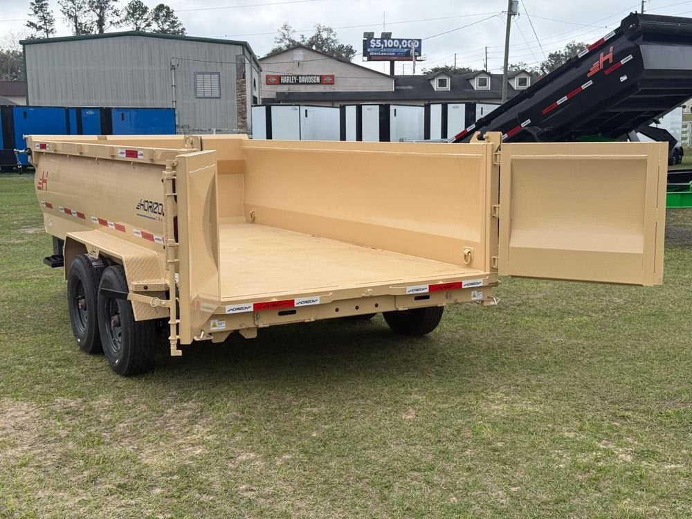 14' HZ7 BP Dump 36" Sides - 8K Axles - 620 Scissor - 14 ply Tires - 2 Speed Jack - Dump Trailers - Stryker Dealership Group