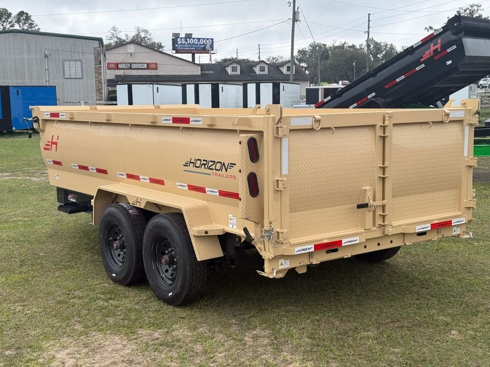 14' HZ7 BP Dump 36" Sides - 8K Axles - 620 Scissor - 14 ply Tires - 2 Speed Jack - Dump Trailers - Stryker Dealership Group