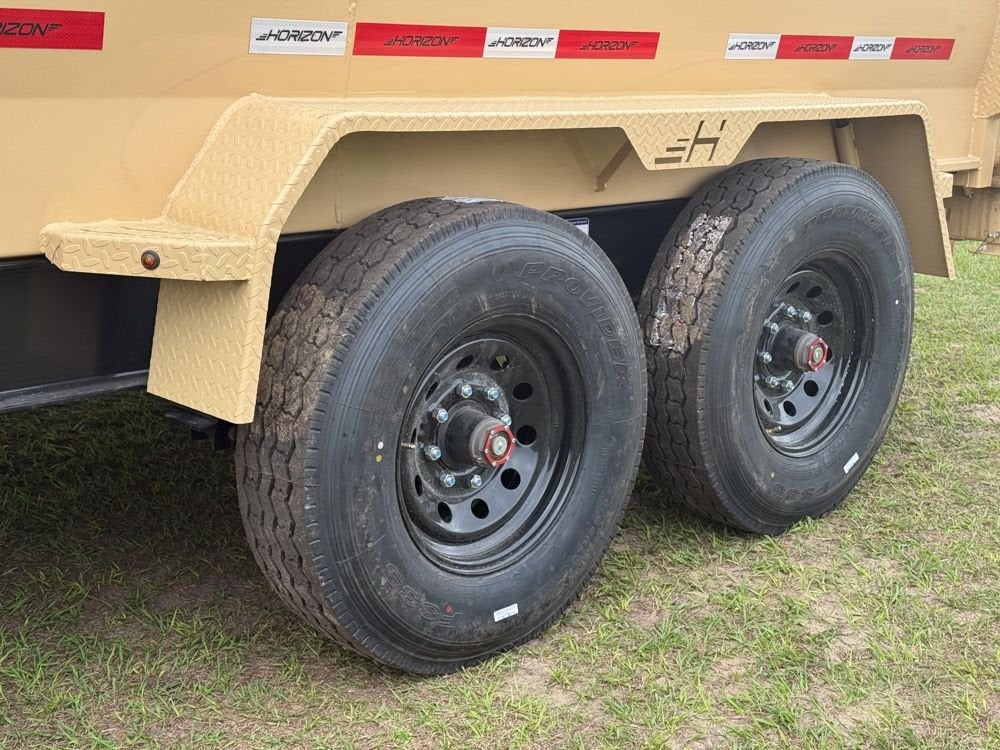 14' HZ7 BP Dump 36" Sides - 8K Axles - 620 Scissor - 14 ply Tires - 2 Speed Jack - Dump Trailers - Stryker Dealership Group