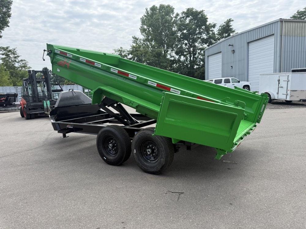 14' HZ7 Dump 24" Sides - 7K Axles - 620 Scissor - Dump Trailers/Dump Trailers - Stryker Dealership Group