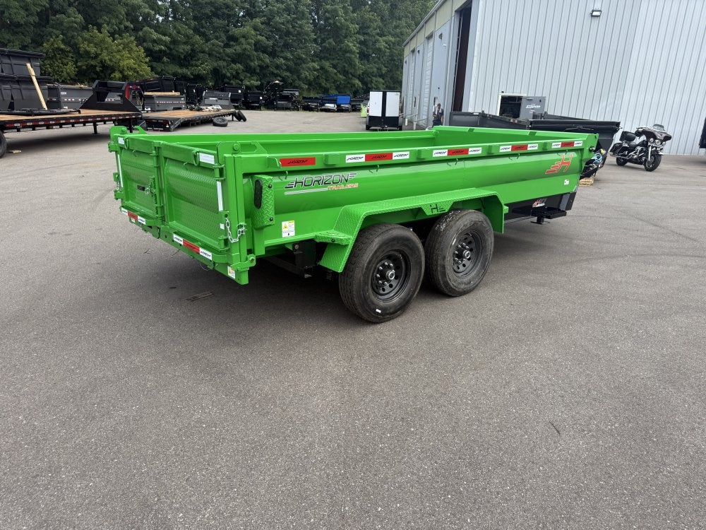 14' HZ7 Dump 24" Sides - 7K Axles - 620 Scissor - Dump Trailers/Dump Trailers - Stryker Dealership Group