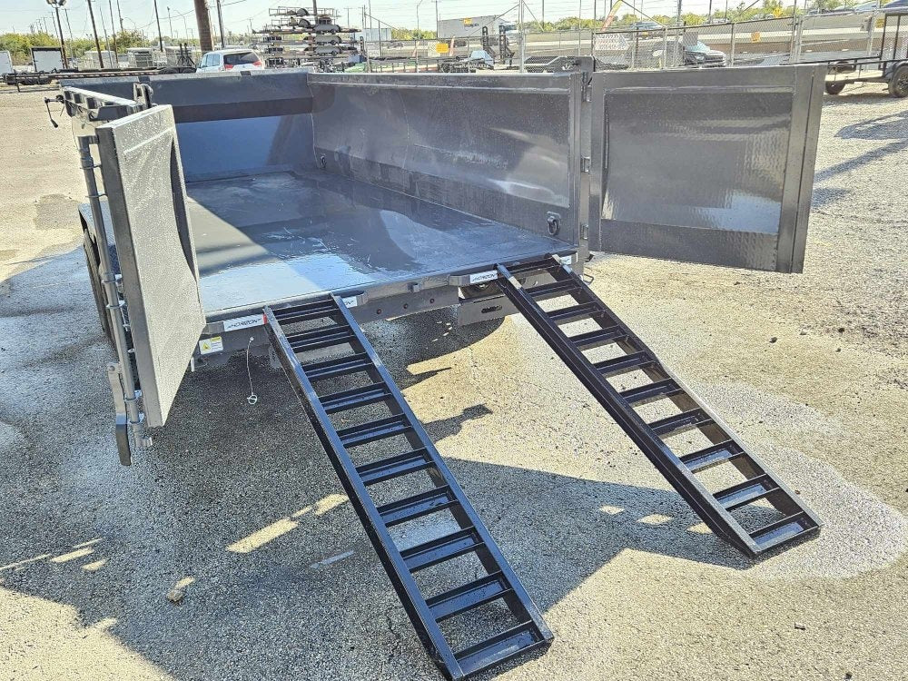 14' HZ7 Dump 36" Sides - 7K Axles - 620 Scissor - Dump Trailers - Stryker Dealership Group