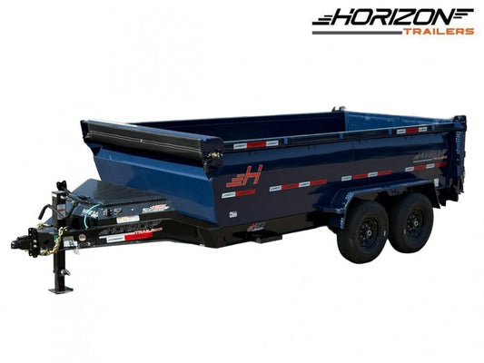 14' HZ7 Dump 36" Sides - 7K Axles - 620 Scissor - Dump Trailers/Dump Trailers - Stryker Dealership Group