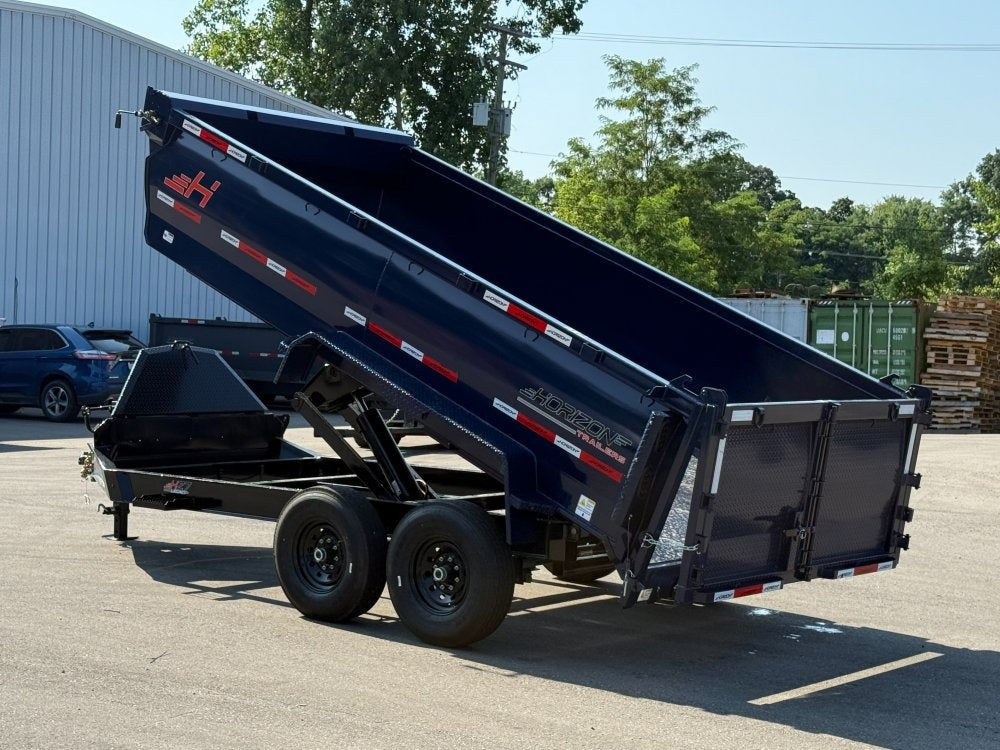 14' HZ7 Dump 36" Sides - 7K Axles - 620 Scissor - Dump Trailers/Dump Trailers - Stryker Dealership Group