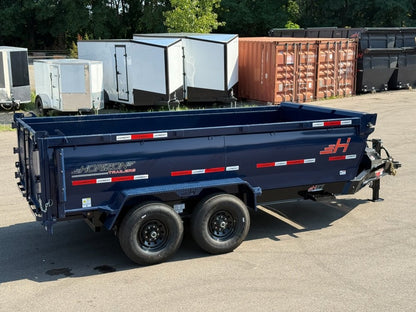 14' HZ7 Dump 36" Sides - 7K Axles - 620 Scissor - Dump Trailers/Dump Trailers - Stryker Dealership Group