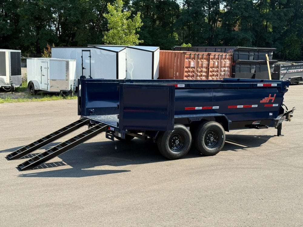 14' HZ7 Dump 36" Sides - 7K Axles - 620 Scissor - Dump Trailers/Dump Trailers - Stryker Dealership Group