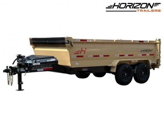 14' HZ7 Dump 36" Sides - 7K Axles - 620 Scissor - Dump Trailers/Dump Trailers - Stryker Dealership Group