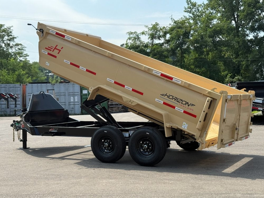 14' HZ7 Dump 36" Sides - 7K Axles - 620 Scissor - Dump Trailers/Dump Trailers - Stryker Dealership Group